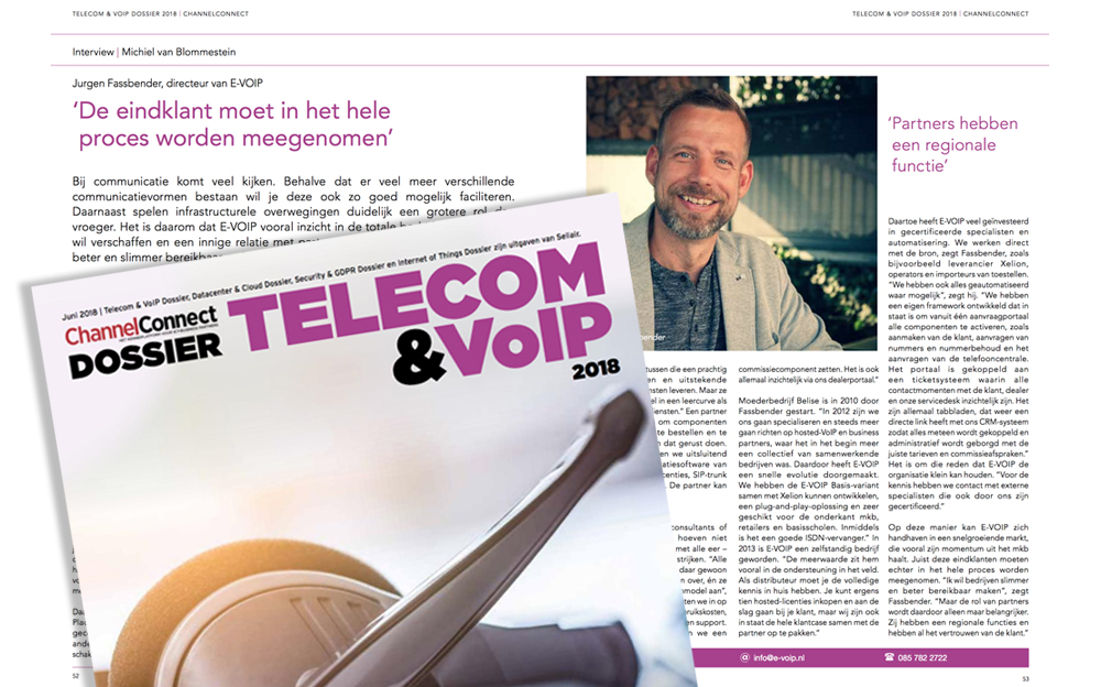 E-VOIP wil bedrijven beter bereikbaar maken - Belise